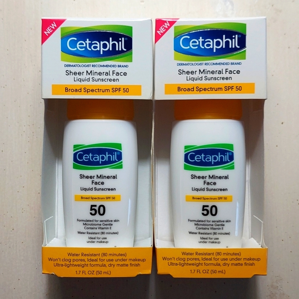 Cetaphil Sheer Mineral Face Liquid Sunscreen SPF 50